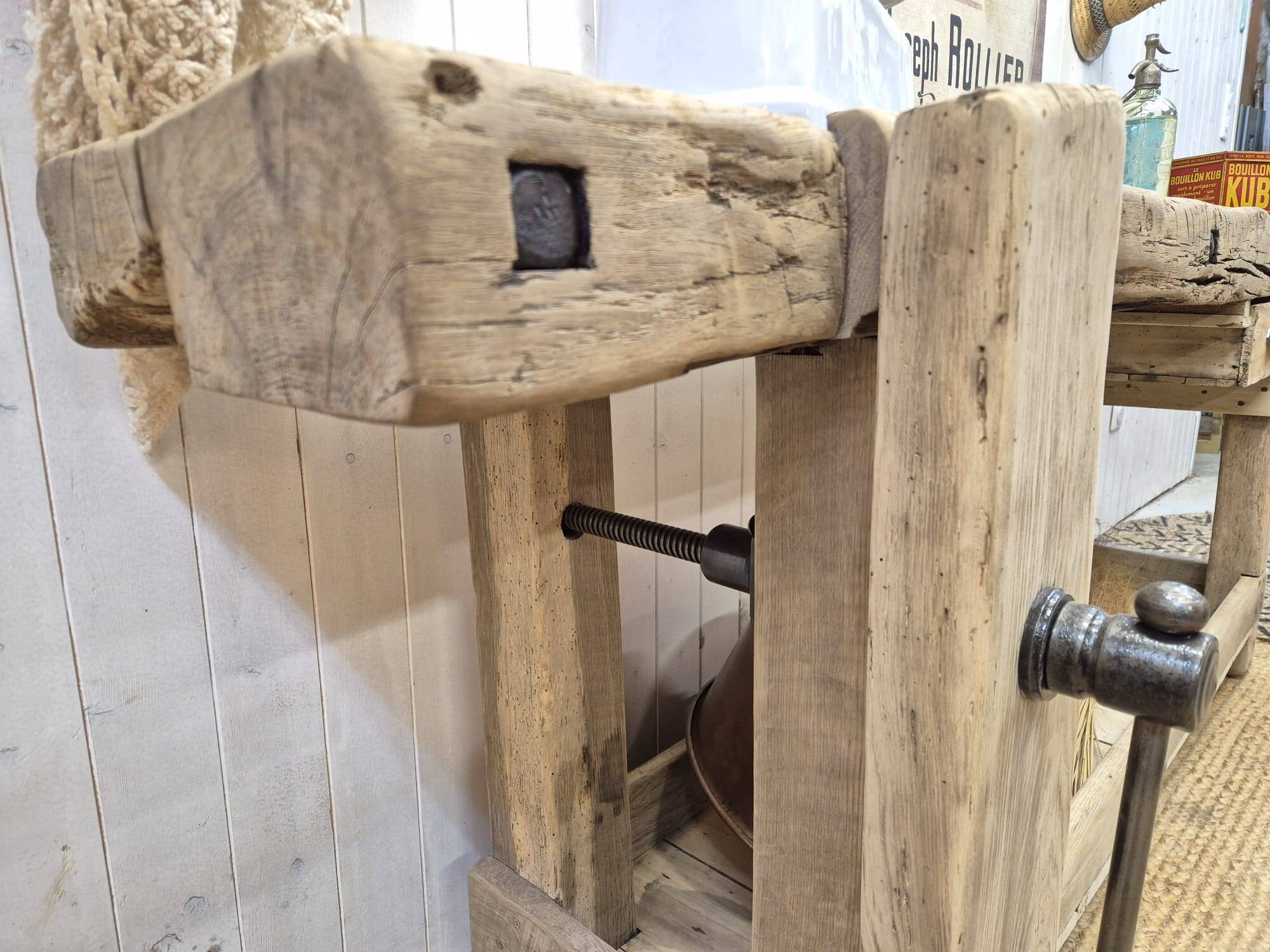 Old carpenter's workbench