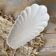 Ravier coquille en porcelaine, vide poche couillage