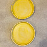 Duo of yellow plates
