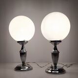 Pair of bedside lamps
