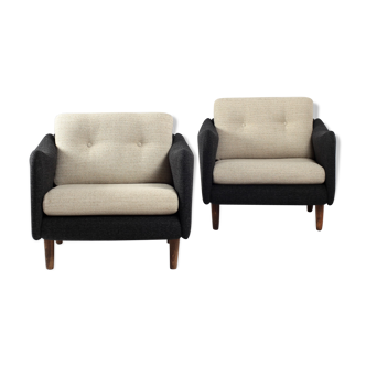 Pair of armchairs Teckel by Michel Mortier for Steiner France 1960