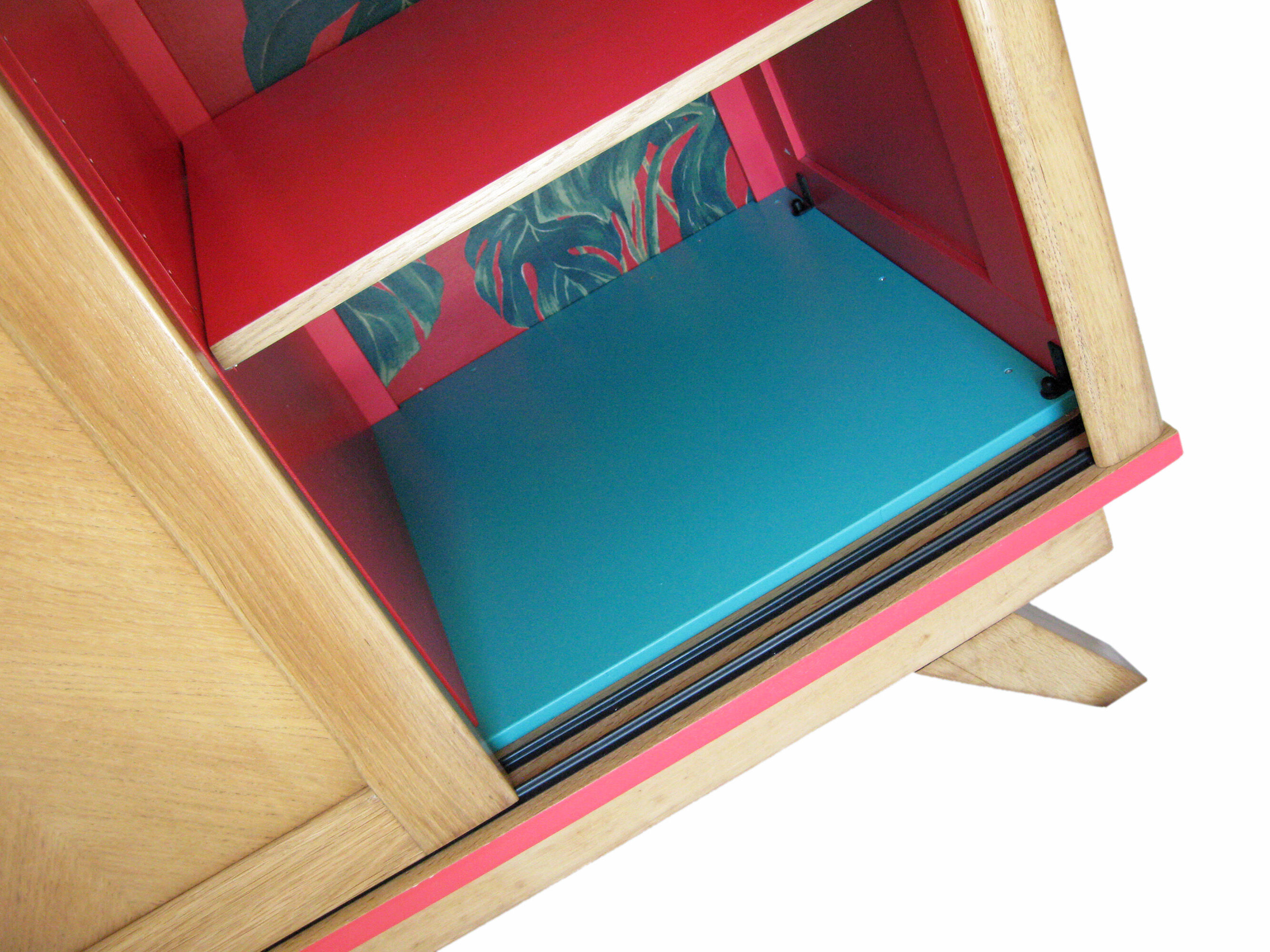 Wardrobe sliding doors vintage 50s