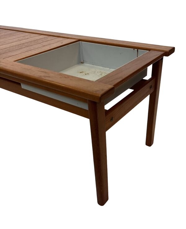 Table d'appoint vintage, table de chevet, table à plantes des années 60.