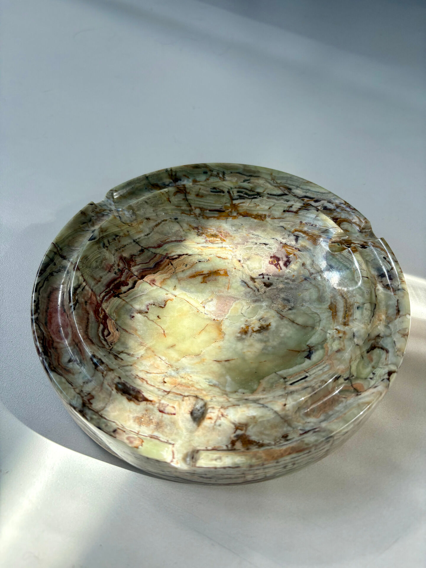Grand cendrier / vide poche en marbre