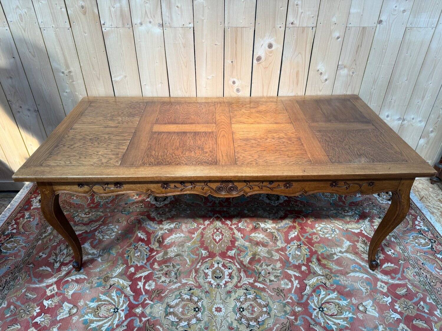 Farm table – Louis XV style – Solid oak – Early 20th century