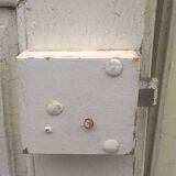 Porte mouluré avec cadre xix eme