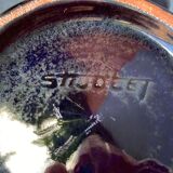 Atypical bowls in varnished stoneware by Sylvain Hublet