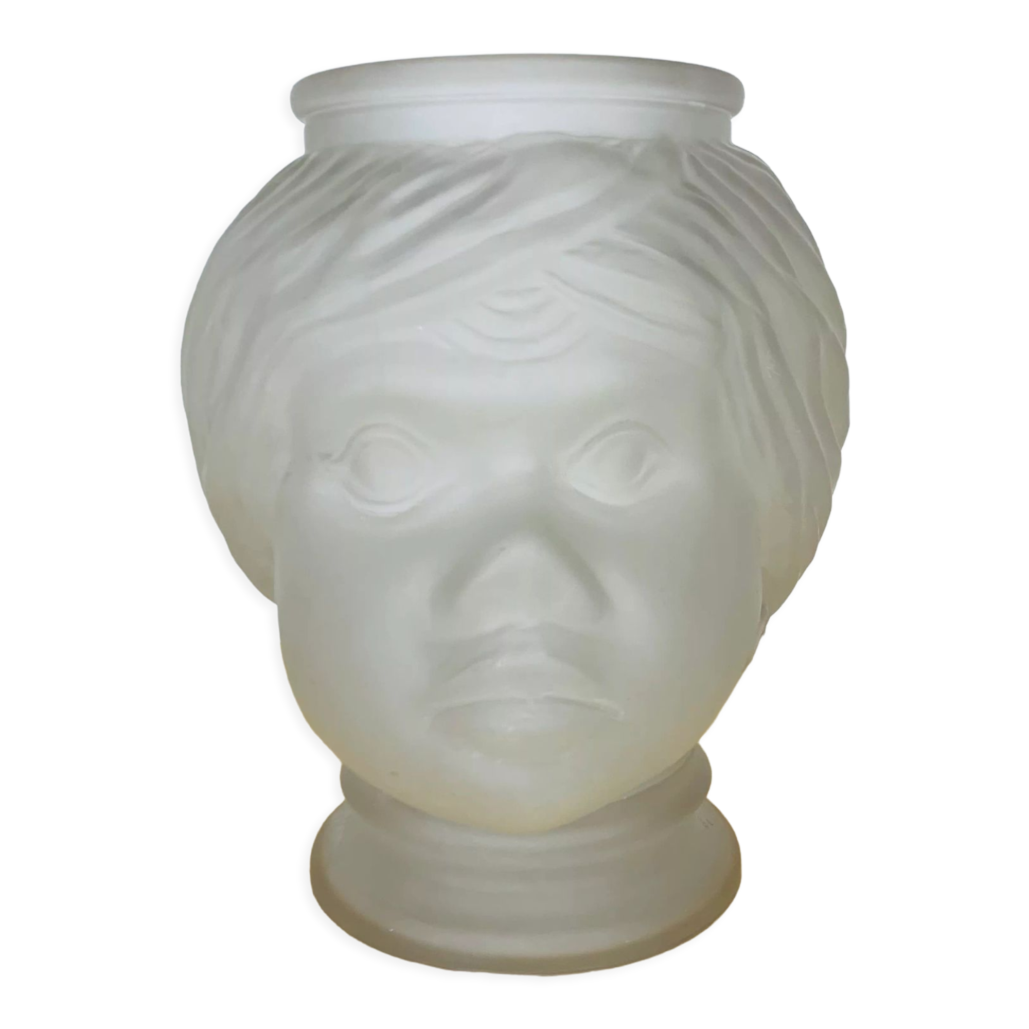 Nubian glass anthropomorphic vase