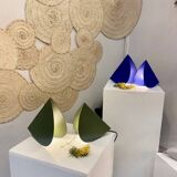 PIA table lamp (S) Mediterranean blue