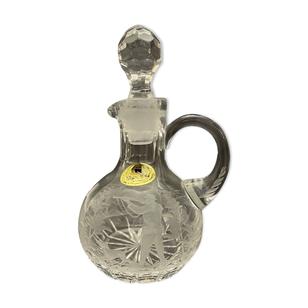 Carafe en cristal taillé