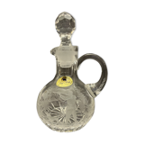 Small carafe in cut crystal