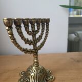 Menorah en laiton