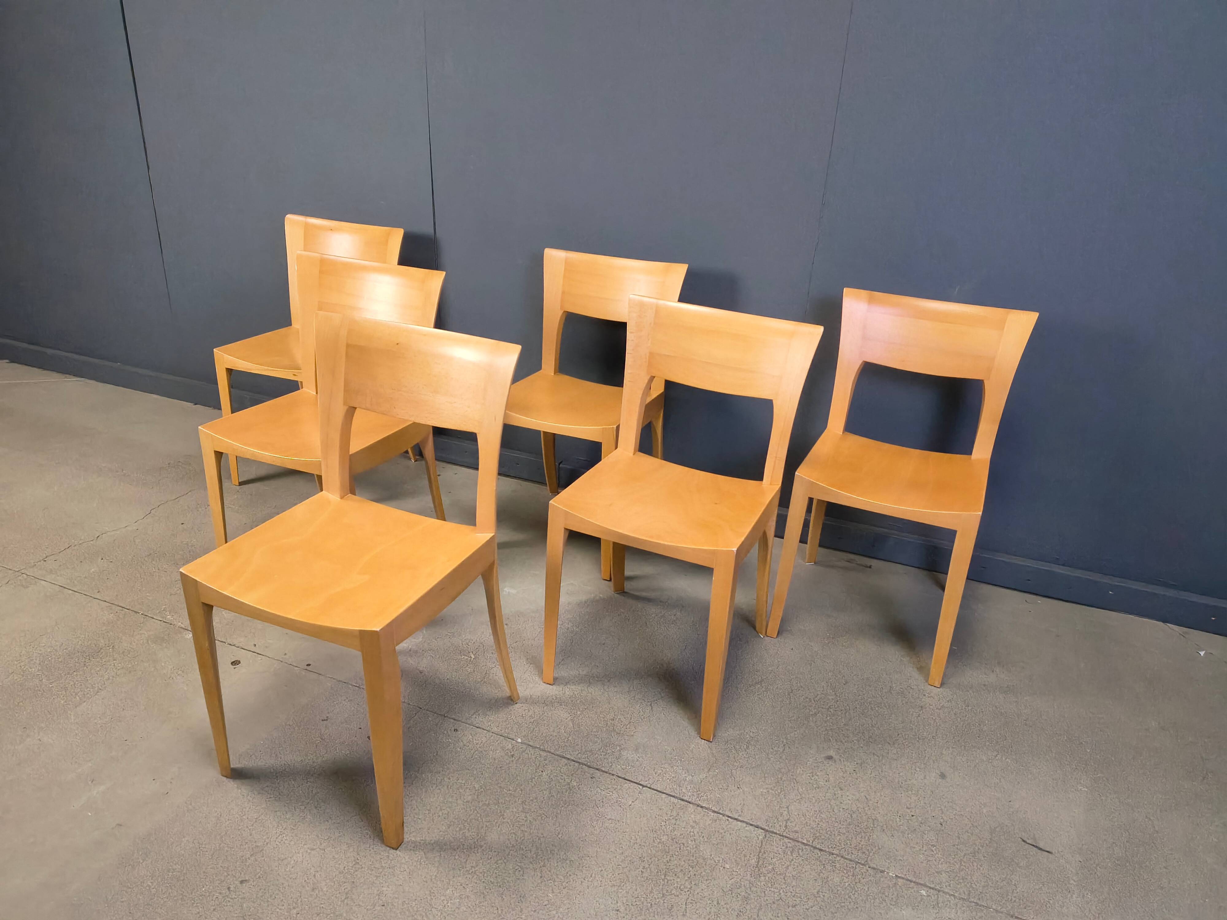 Vintage oak dining chairs, 1980s - Belgium