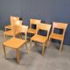 Vintage oak dining chairs, 1980s - Belgium