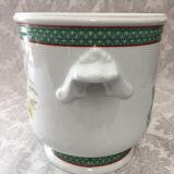 Ancien cache-pot vase véritable porcelaine france paris art décoratif design