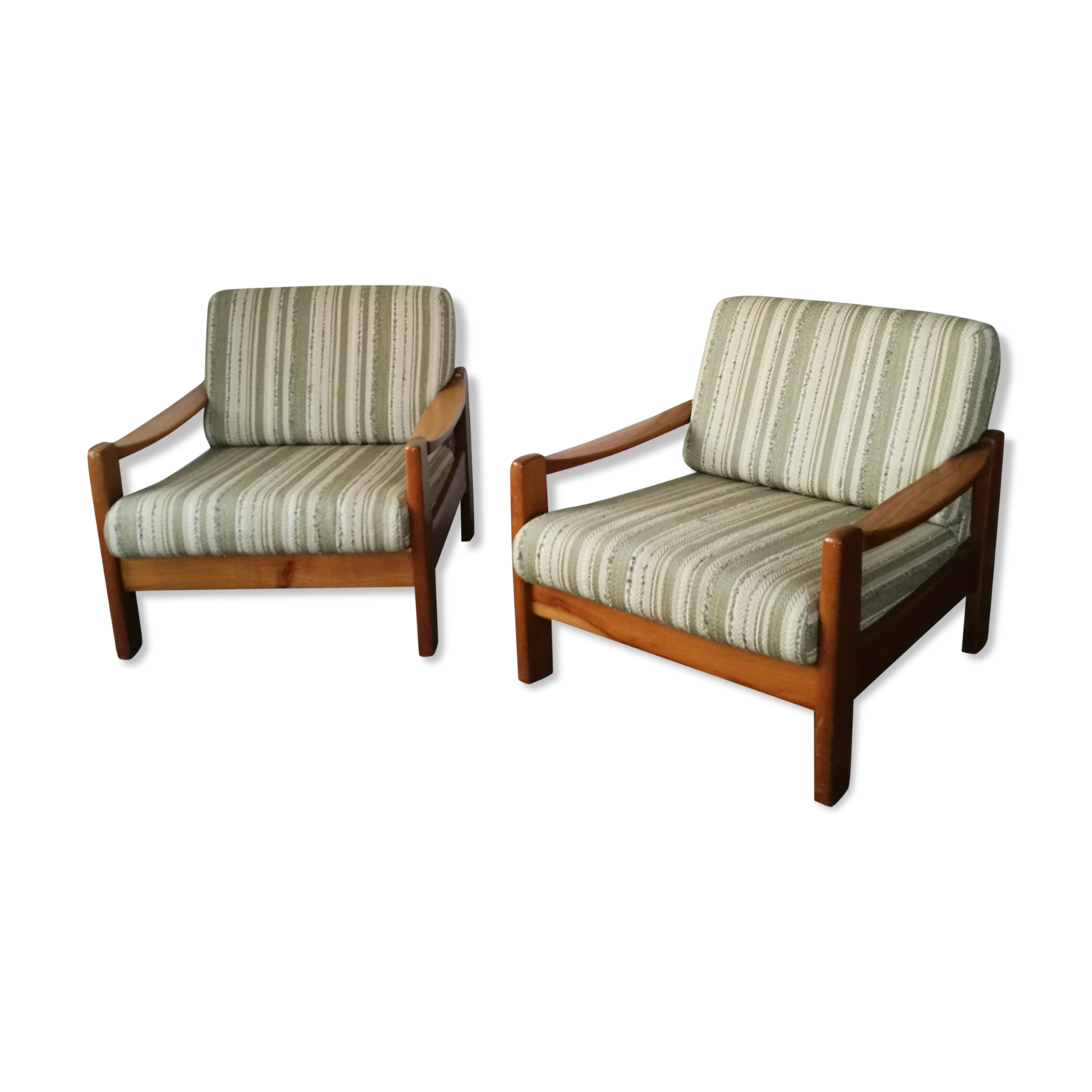 Pair of Scandinavian armchairs