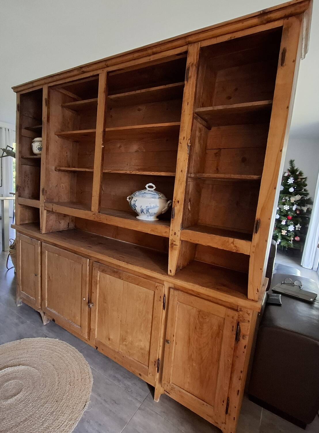 Large solid wood sideboard