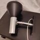 German minimalist chrome wall lamp Hustadt Leuchten, 1960s