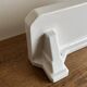 XS shelf tablet in white porcelain 1950 L30cm