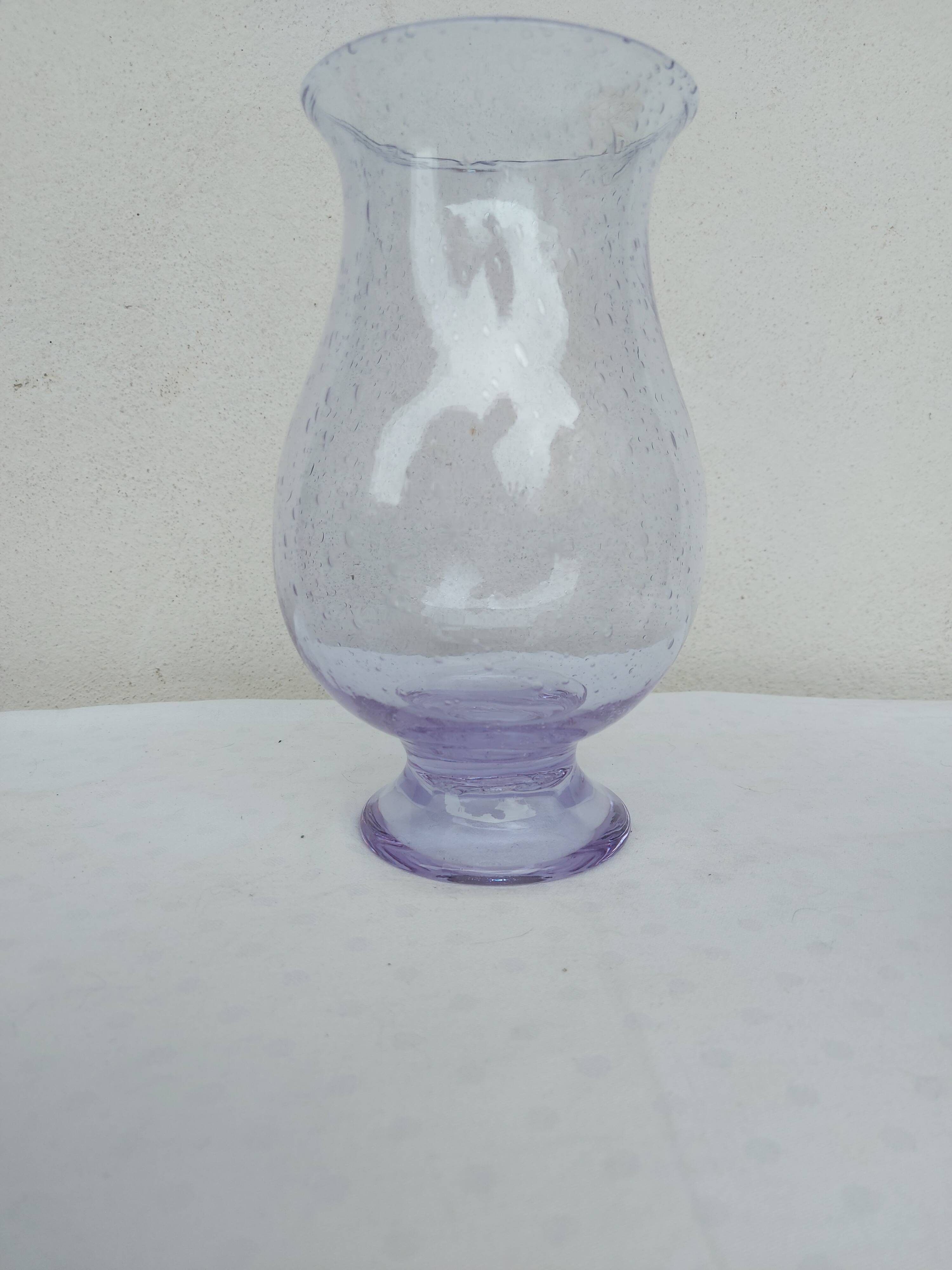 Large vase, photophore Biot ( purple )