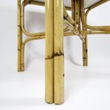 Bamboo dining table, 1970s