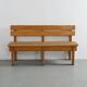 Pair of solid wood benches by Christian Durupt, Courchevel, circa 1960