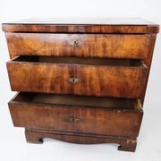 Empire chest of drawers with four drawers of mahogany, 1840s