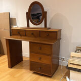Dressing table and 2 bedside tables in Djibouti walnut