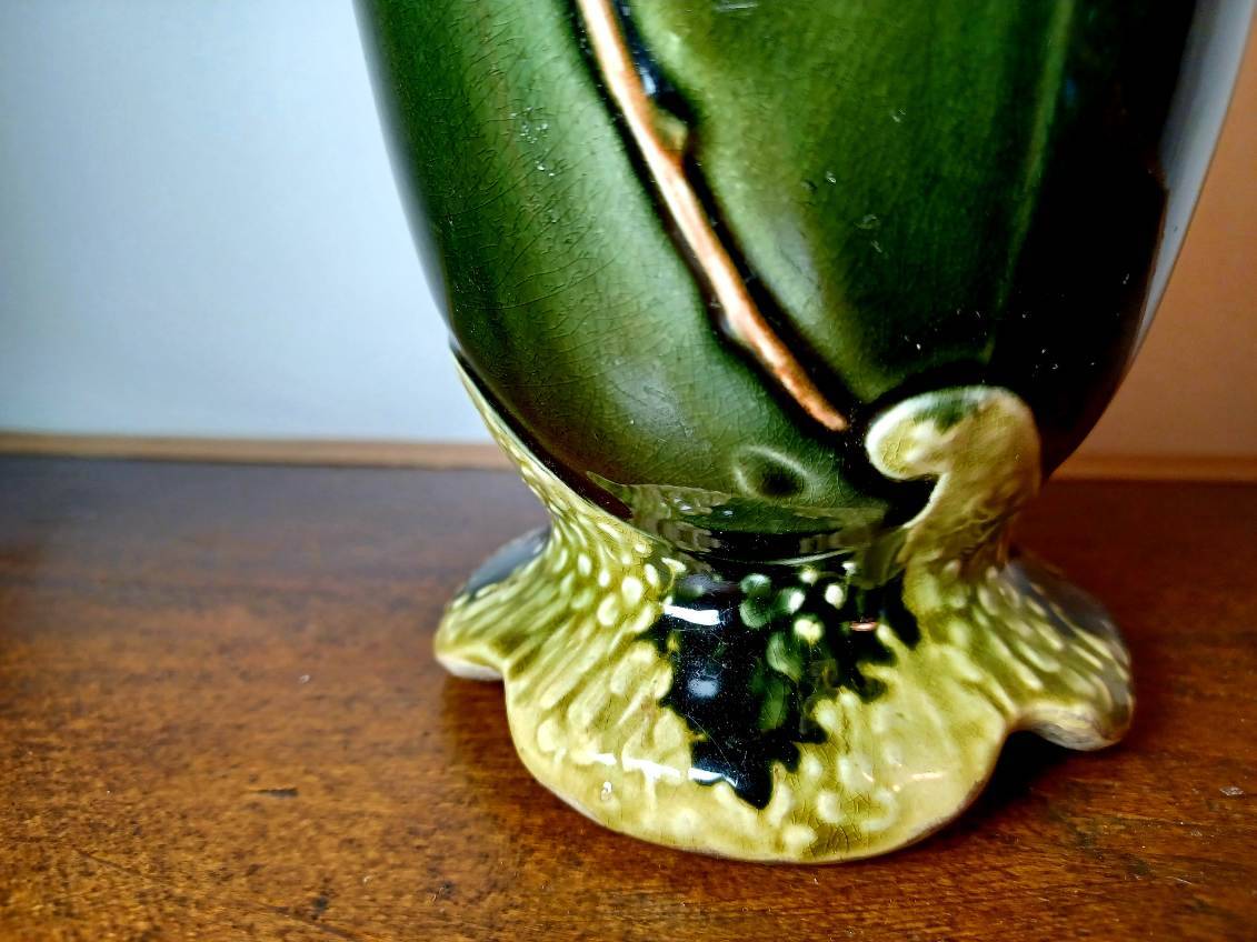 Pair of De Bruyn slip vases - Art Nouveau