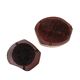 Organic modern set of 2 wood ashtrays, France 1970s