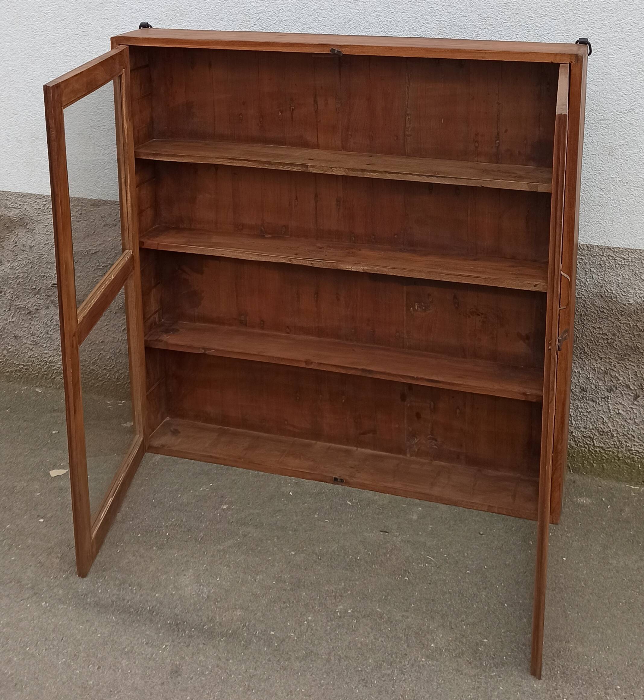 Old glass wall shelf