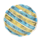 Ceramic fruit plate, Strehla, Germany 1970