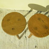 Pair of vintage decoration stools
