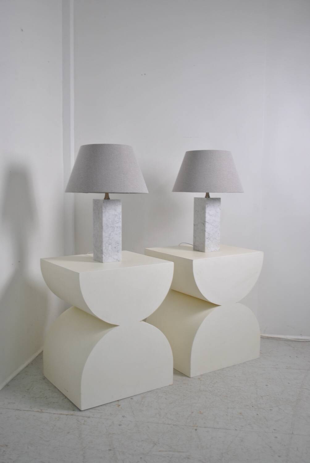 Pair of Barbier house lamps 1960