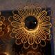 Space Age JBS Brass Sconce by Joseph Brumberg, 1960s