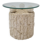 Magnussen Ponte Mactan Stone Coffee or Fossil Stone Table, 1980s