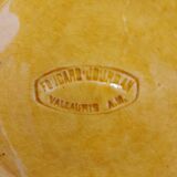 Set of 6 Vallauris AM terracotta plates signed Foucard-Jourdan