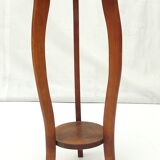 Wooden pedestal table