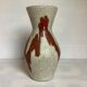 Vase moucheté émaillé rouge Germany