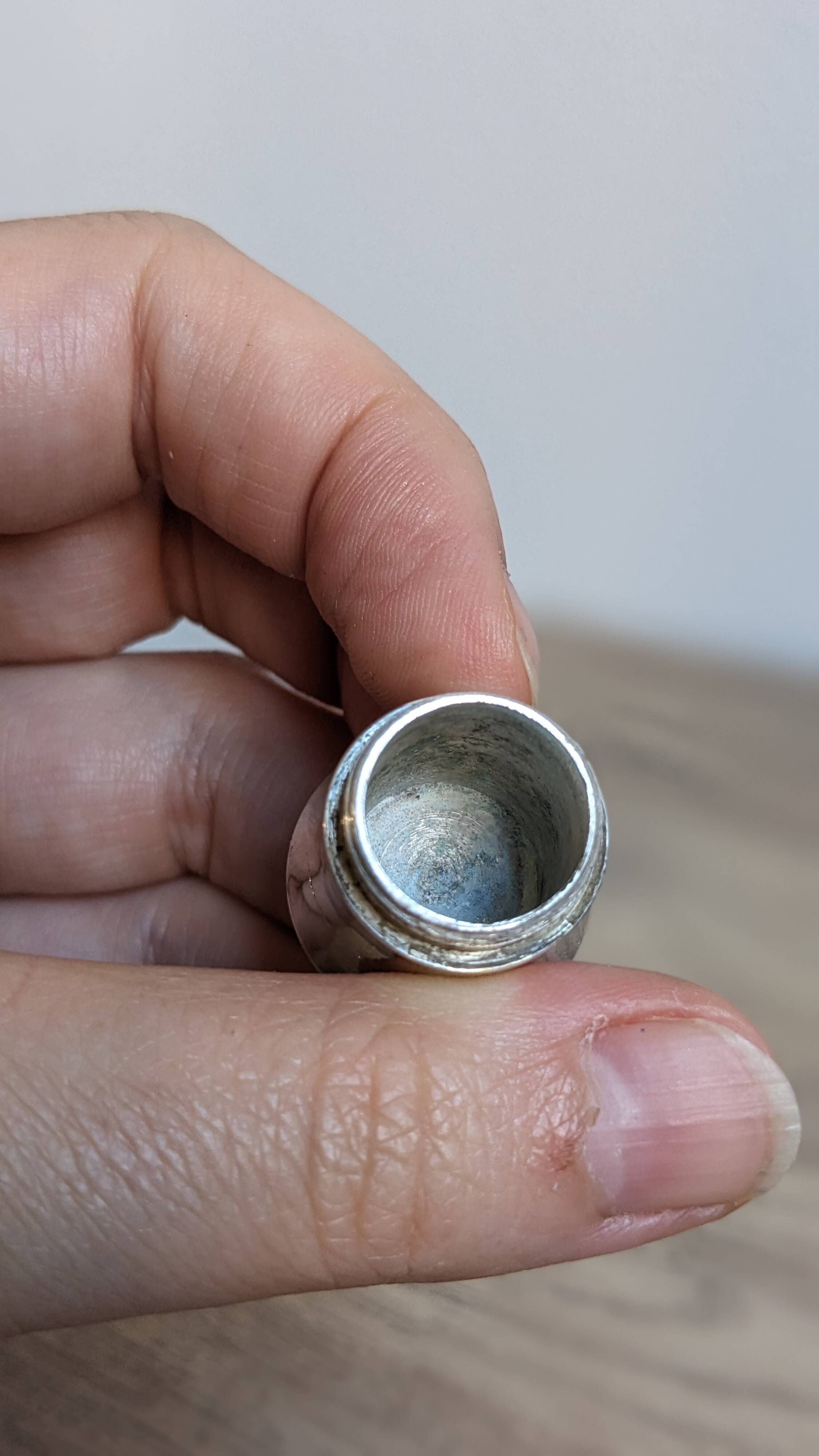 Silver salt and pepper shakers - Saint Médard
