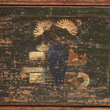 Ancien buffet peint oriental avec dessins originaux (c.1900) #39