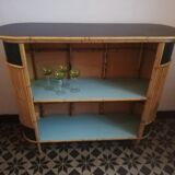 Vintage bamboo bar