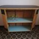 Bar en bambou vintage et ses 2 tabourets