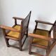 Paire de fauteuils style espagnol bois sculpté 1900