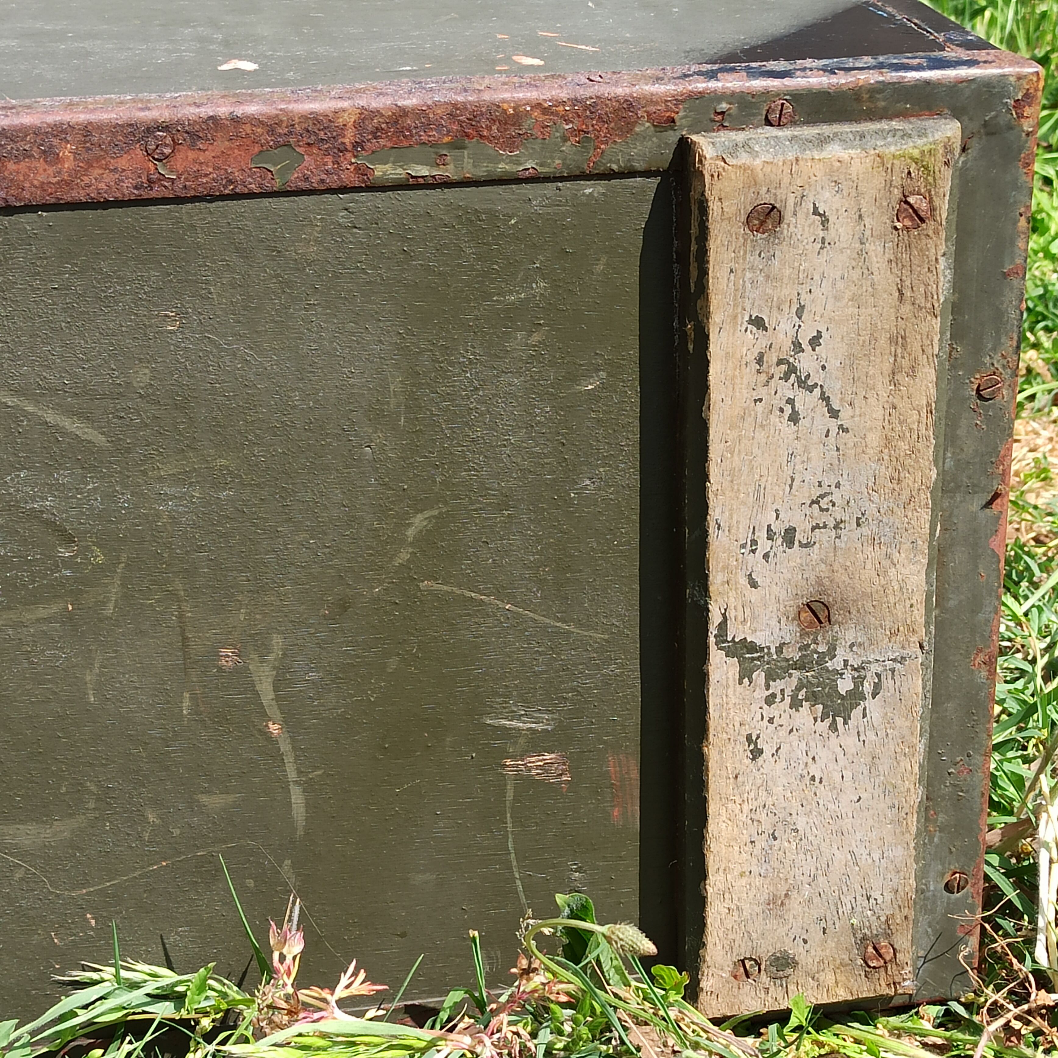 Trunk chest military bench 50s militaria