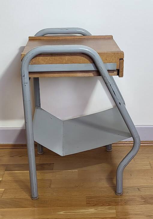 Boarding school bedside table