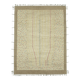 Handwoven Tribal One of a Kind 280 cm x 368 cm Beige Wool Carpet