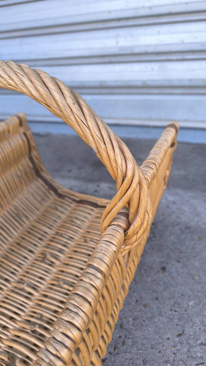 Vintage log basket