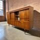 XL vintage wooden buffet / wall unit / midboard