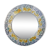 Ceramic mirror 45cm